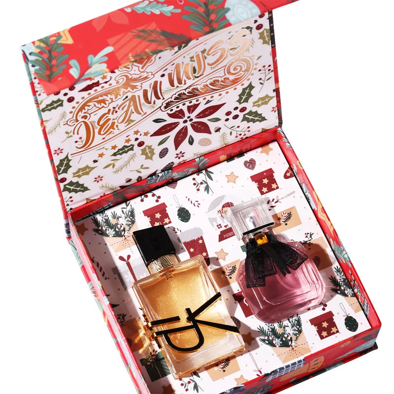 2x50ML Perfume Gift Box Set Floral Scent Lasting Fragrance Pheromone