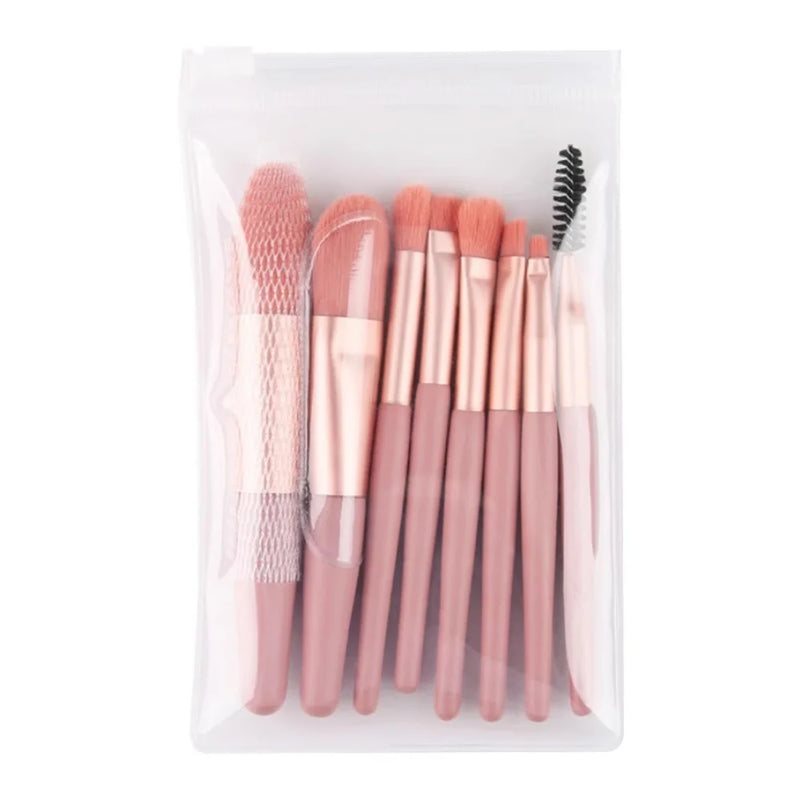 8PCS Soft Fluffy Makeup Brushes Set for cosmetics Foundation Blush