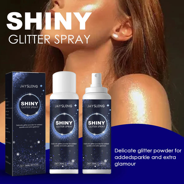 Jaysuing Shiny Glitter Spray Body Hair Clothes Highlighter Powder