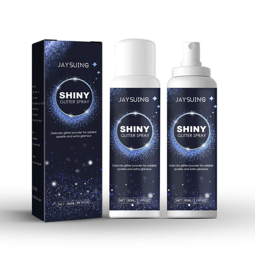 Jaysuing Shiny Glitter Spray Body Hair Clothes Highlighter Powder