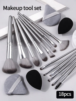 Soft Fluffy Makeup Brushes Set Eye Shadow Foundation Women Cosmetic