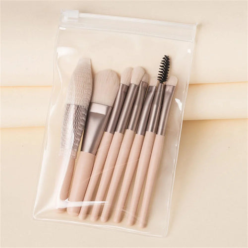 8PCS Soft Fluffy Makeup Brushes Set for cosmetics Foundation Blush
