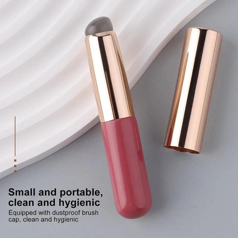 Wholesale Silicone Lip Brush With Cover Cap Concealer Brush Like