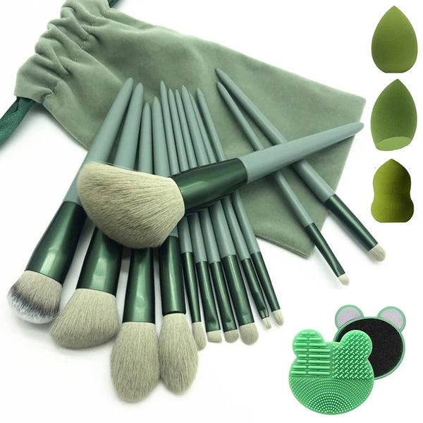 13pcs Makeup Brush Brushes Set Cosmetic Makeup Sponge Makeup Brush