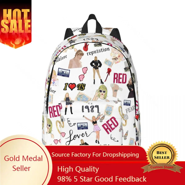 Taylors Music Backpack Fashion Lightweight Backpacks
