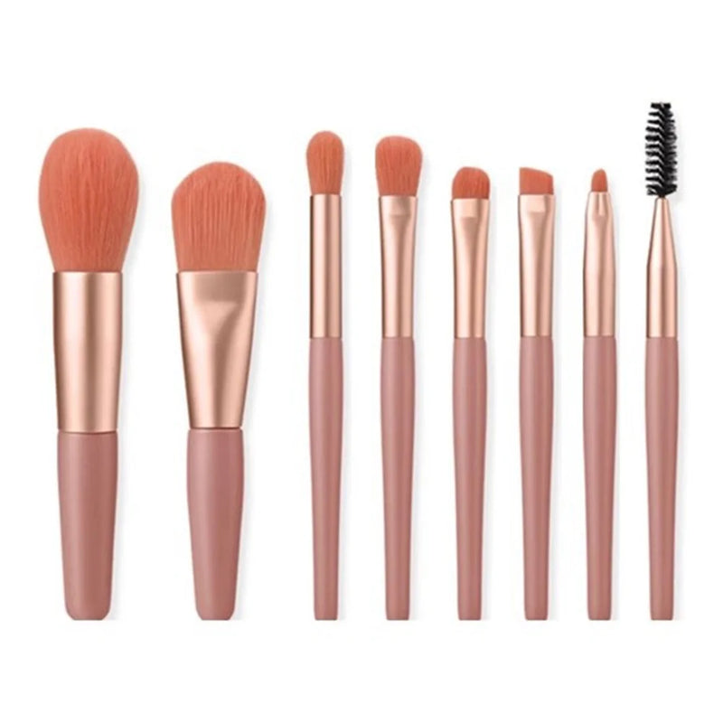 8PCS Soft Fluffy Makeup Brushes Set for cosmetics Foundation Blush