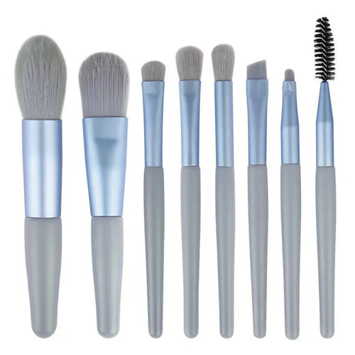 New 8Pcs Makeup Brush Set Makeup Concealer Brush Blush Loose Powder