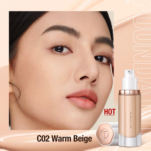 O.TWO.O Liquid Foundation Cream for Face 30ml High Coverage Makeup