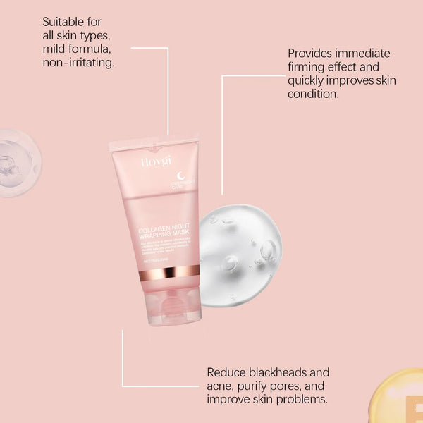 Collagen Overnight Wrapping Mask Fade Fine Lines Firming Deep