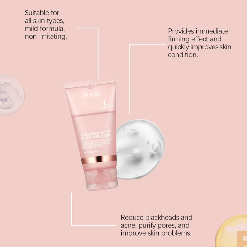 Collagen Overnight Wrapping Mask Fade Fine Lines Firming Deep