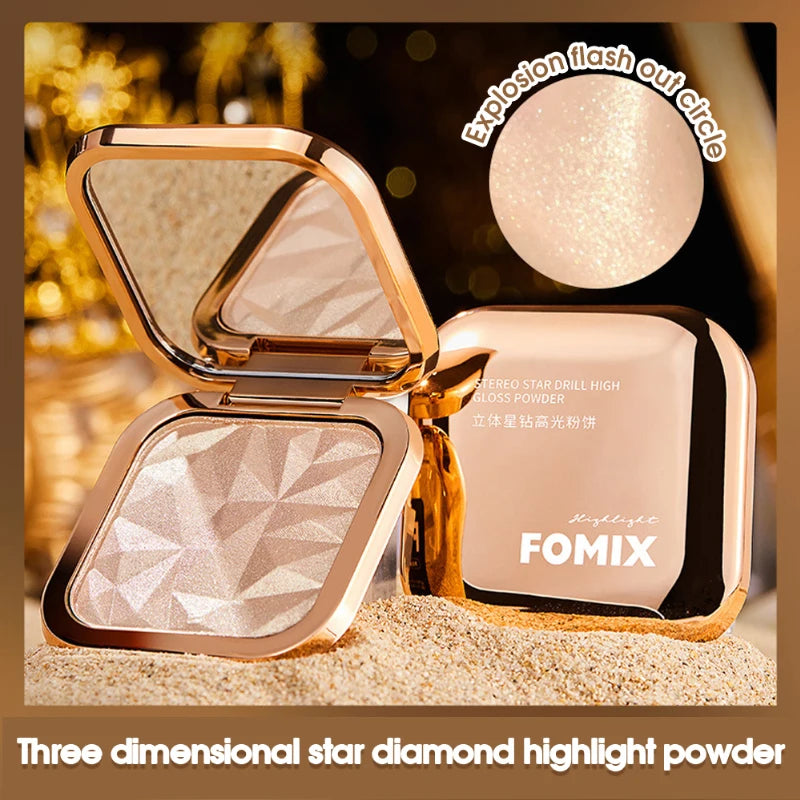 Stereo Star Diamond high Light Powder Pearlescent nose Shadow