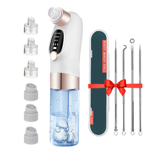 Blackhead Remover Pore Vacuum Face Cleaner Electric Pimple Acne Black