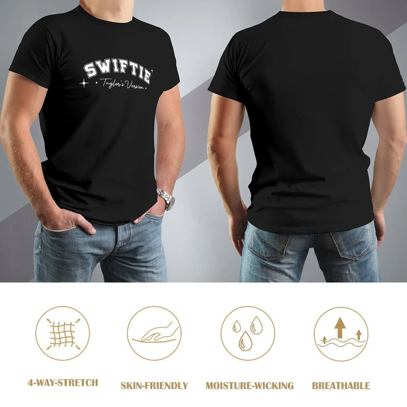 Swiftie Taylor Swifts T-Shirt "Swiftie Taylors Version" Black