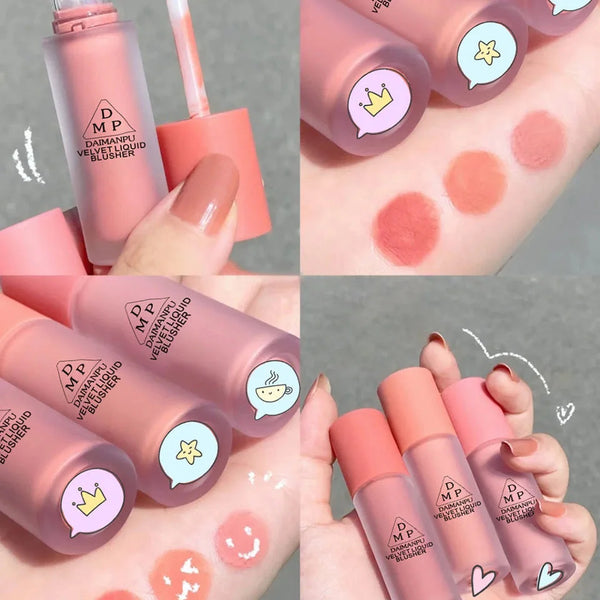 Liquid Blush Long-acting Waterproof Easy Halo Dye Brightens The Face