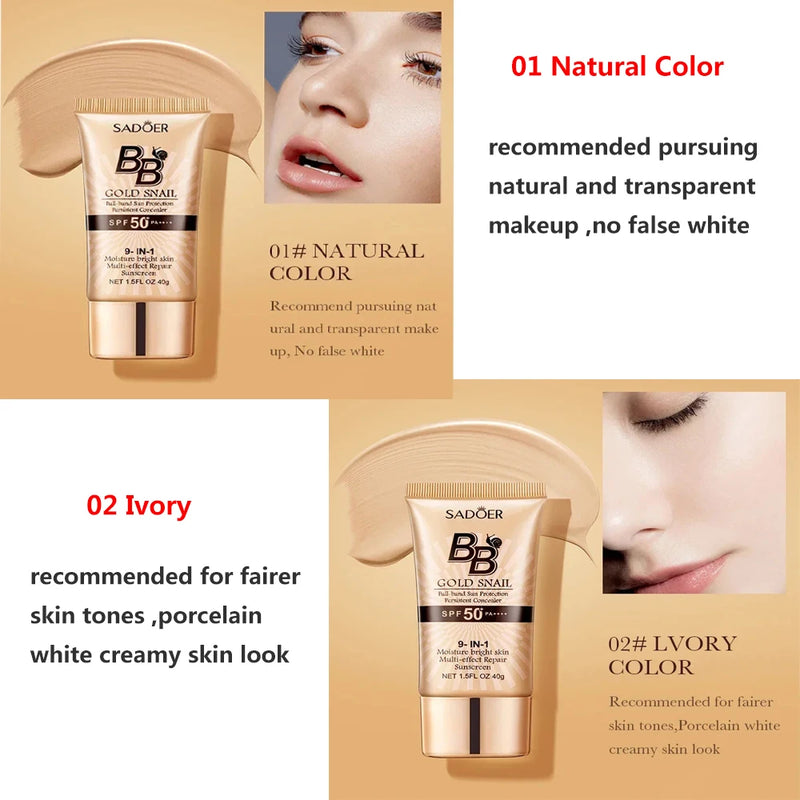 Oil-Control Matte BB Cream Liquid Foundation Waterproof Lasting Full