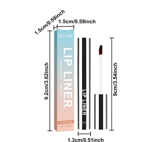 Peel Off Lip Liner Waterproof Long Lasting Lipliner Pencil