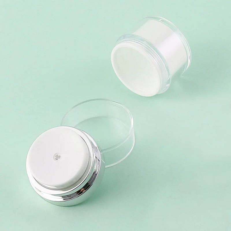 15/30/50ml Air Pump Moisturizer Jar Container Empty Cream Subpackage