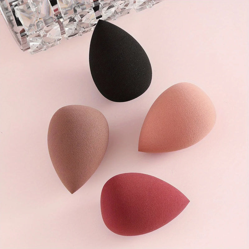 4 Kosmetik Schwamm Sets, Kosmetik Ei, trocken und nass