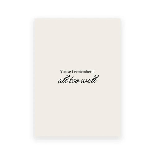 Modern Minimalist Wall Art Abstract Lines Taylor Swift HD