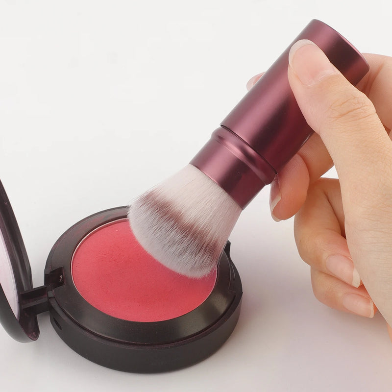 1pc Retractable Brush Makeup Brush Powder Blusher Powder Brush Mini