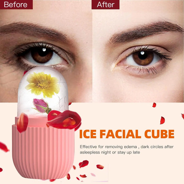 Silicone Ice Face Roller Contour