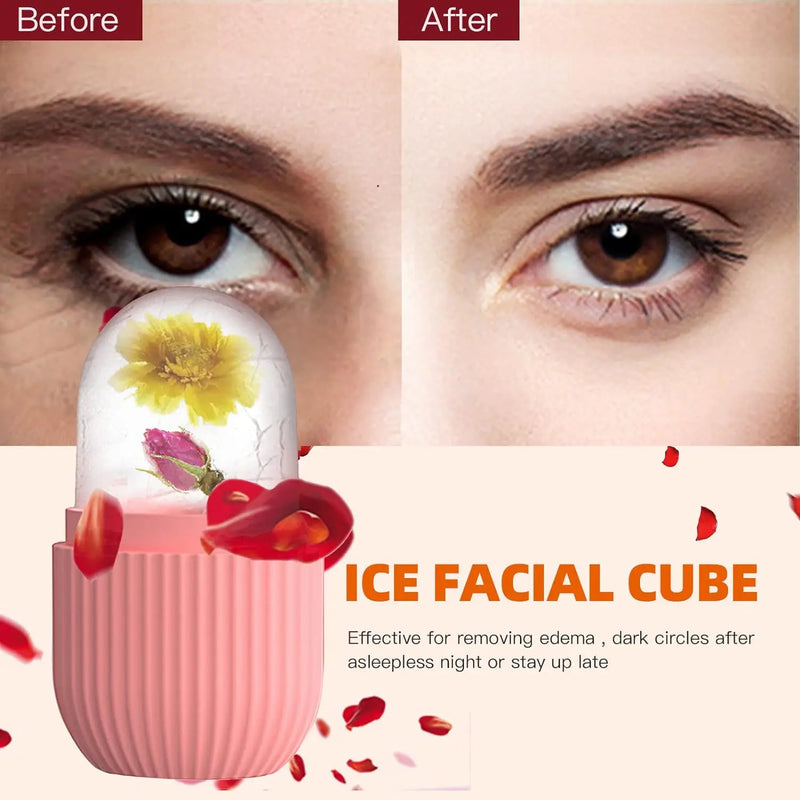 Silicone Ice Face Roller Contour