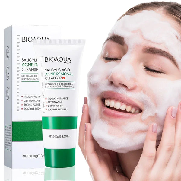 BIOAQUA Salicylic Acid Facial Cleanser Acne Treatment Moisturizing Oil