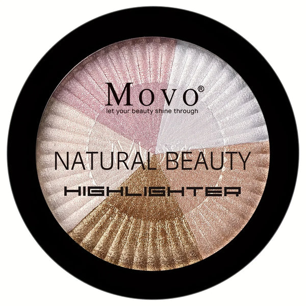5 Colors Highlighter Powder Makeup Palette, Shimmer Glitter