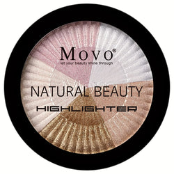 5 Colors Highlighter Powder Makeup Palette, Shimmer Glitter
