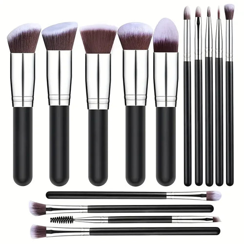 NEW 14PCS Makeup Brushes Set  Soft Fluffy Foundation Blush Powder