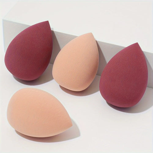 4 Kosmetik Schwamm Sets, Kosmetik Ei, trocken und nass