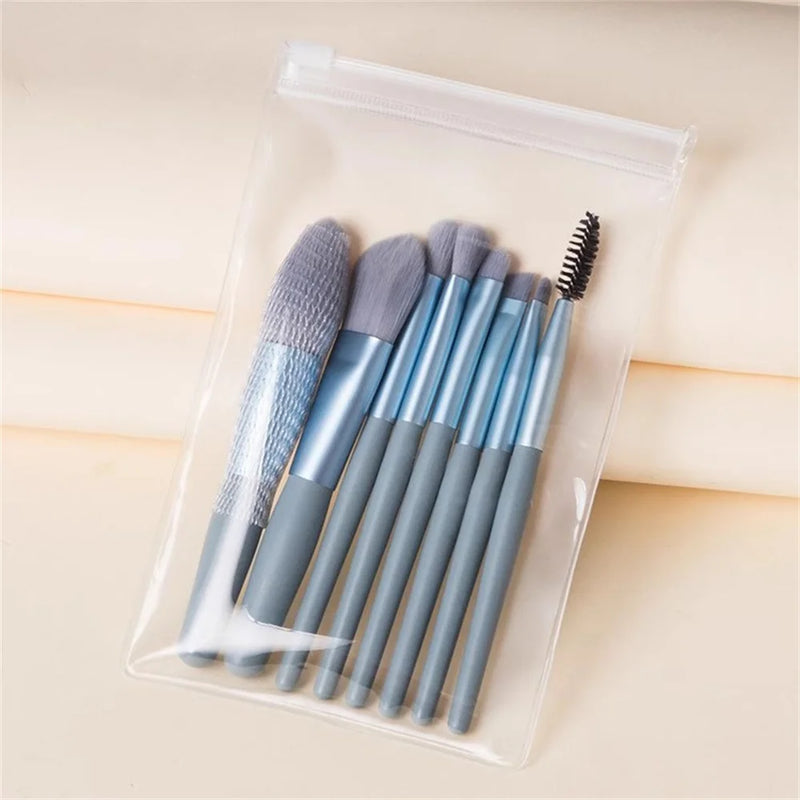 8PCS Soft Fluffy Makeup Brushes Set for cosmetics Foundation Blush