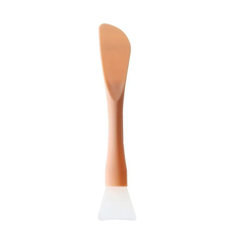 1Pcs Silicone Facial Mask Brush Soft Head with Scraper Integrated